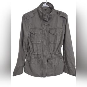 Aeropostale Full Zip Military Style Jacket Small‎ Preppy Grunge Punk Casual Y2K